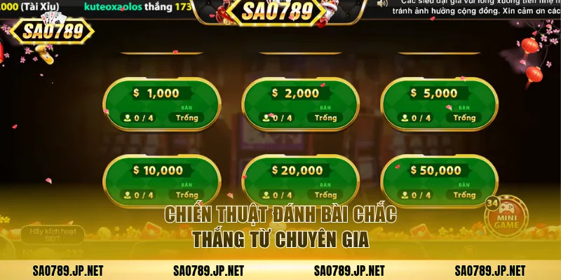 Chiến thuật đánh bài chắc thắng từ chuyên gia